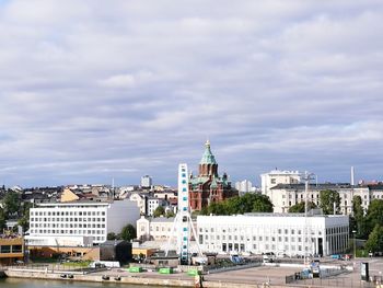 Cityscape against sky