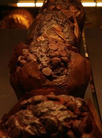 Close-up of food on table