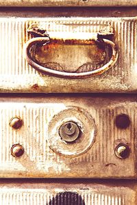 Close-up of carving on wall