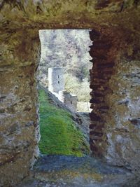 View of old ruin building