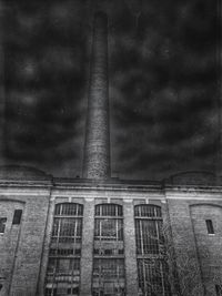 Low angle view of building against sky