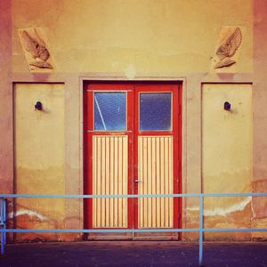 Close-up of closed window