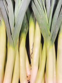 High angle view of vegetables in market