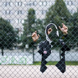 Close-up of chainlink fence