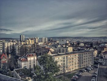 Aerial view of nancy city