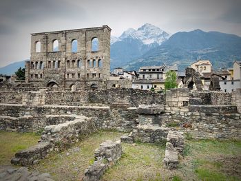 Old ruins of building