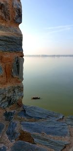 Fotress ram - scenic view of danube against sky