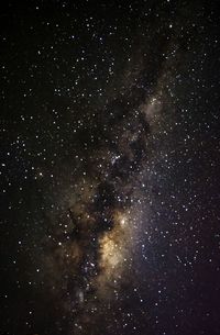 Low angle view of stars in sky