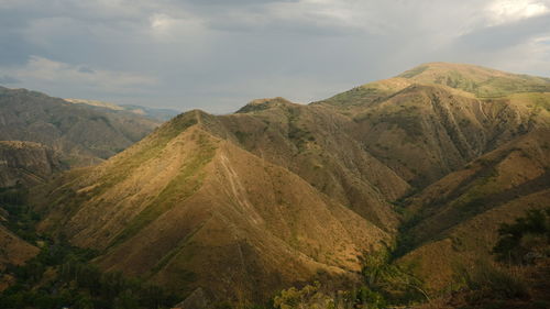 Panoramic view in the mountains. armenia