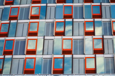 Full frame shot of modern building