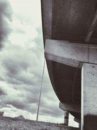 Low angle view of cloudy sky