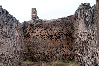 View of old ruin building