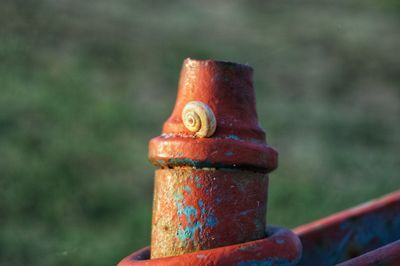 Close-up of rusty metal