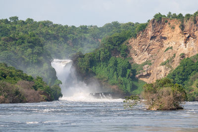 Landscape of murchison falls national park, uganda