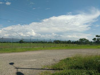 Scenic view of landscape against sky