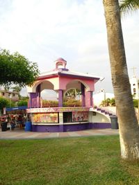 Gazebo in park