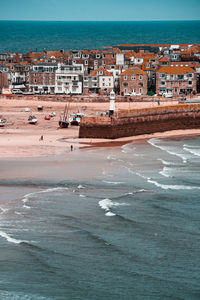 View of buildings on beach