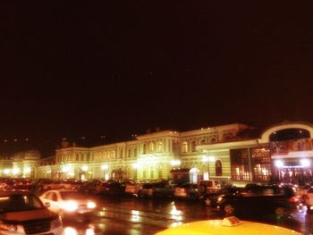 City street at night