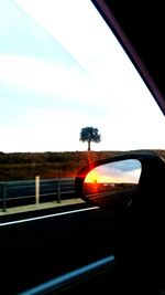 Close-up of car window