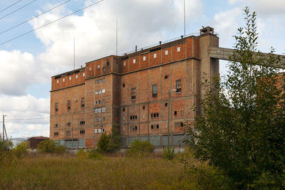 Low angle view of building against sky