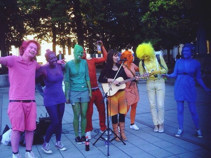 Rainbow people