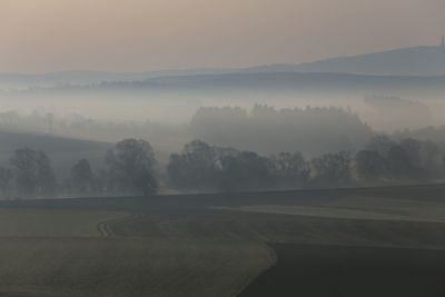 Scenic view of landscape against sky