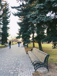 People in park