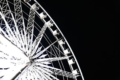 Low angle view of ferris wheel