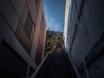 Low angle view of buildings against sky