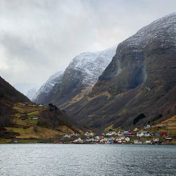 Small town on a fjord