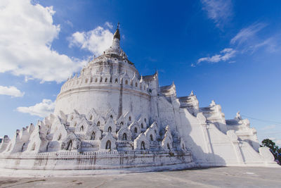 Low angle view of historical building against sky