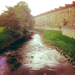 Canal along buildings