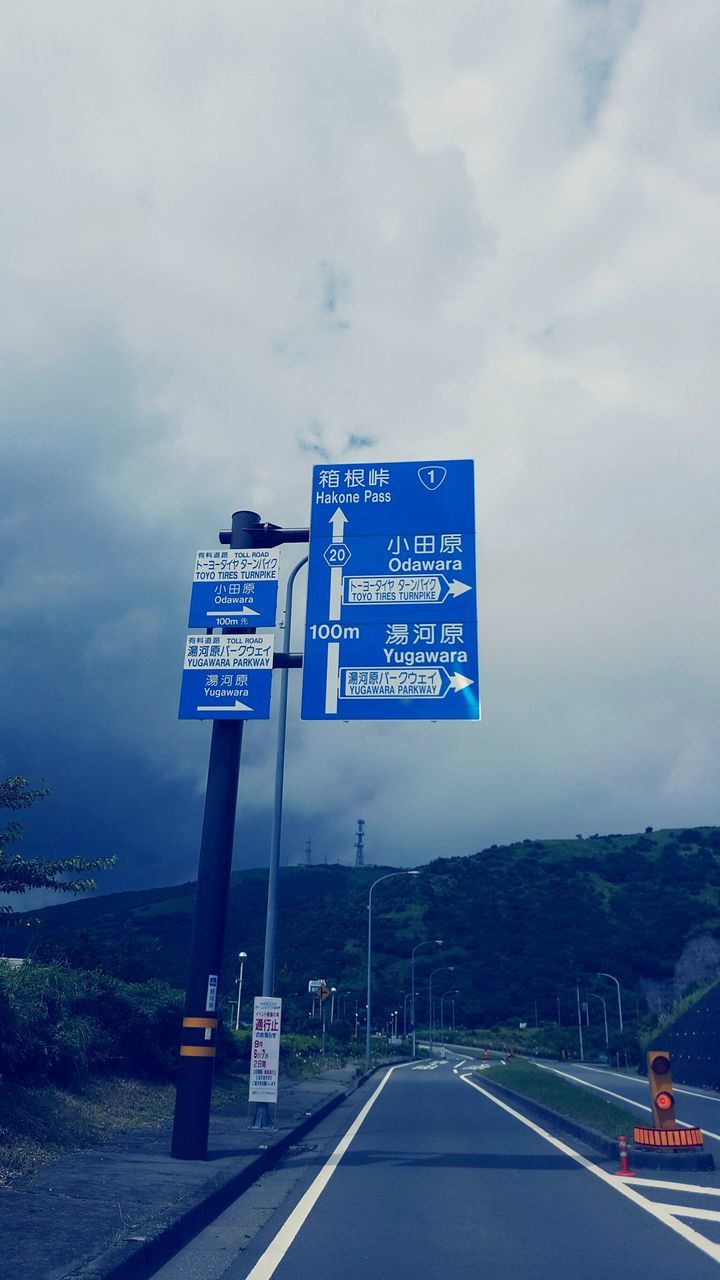 VIEW OF ROAD AGAINST SKY