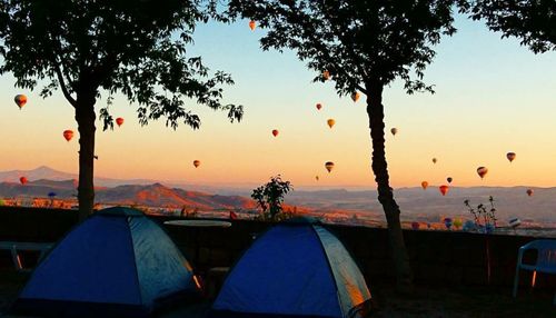 Scenic view of sunset