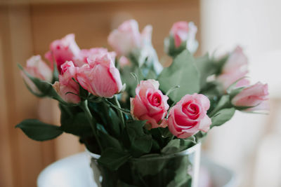 Close-up of rose bouquet