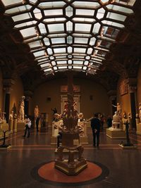 Group of people in museum