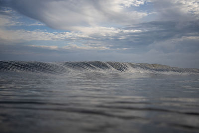 Surface level of sea against sky