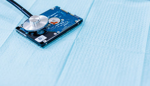 Close-up of circuit board