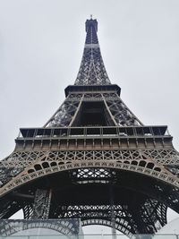 Low angle view of tower against sky