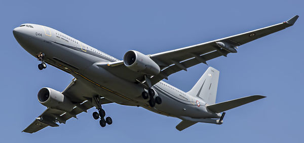 Low angle view of airplane