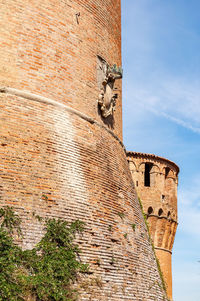 Low angle view of old building