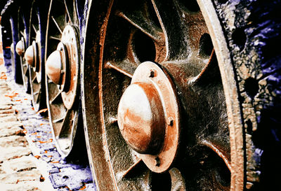 Close-up of metal object