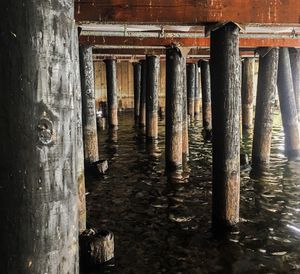 Walkway in water