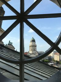 Buildings against sky in city