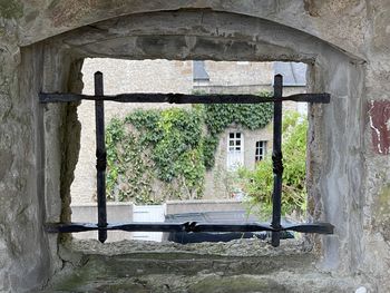 Entrance of old building