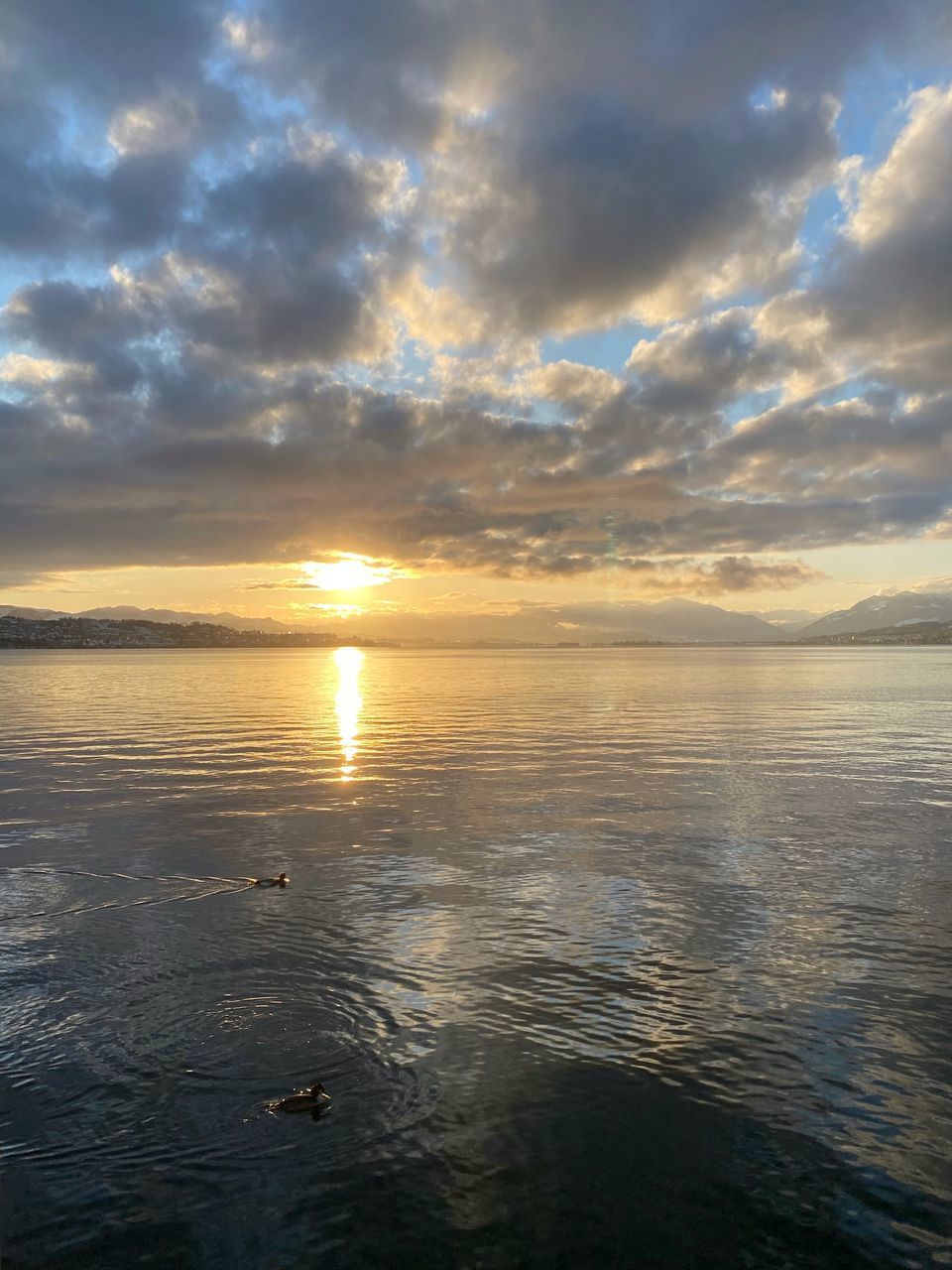 SCENIC VIEW OF SEA DURING SUNSET