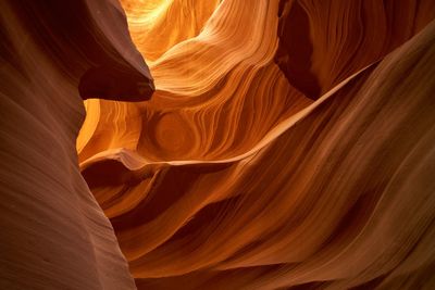 Rock formations in cave