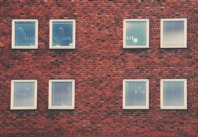 Full frame shot of brick wall