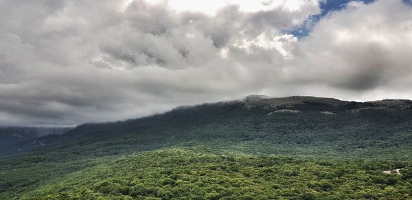 Scenic view of landscape against sky