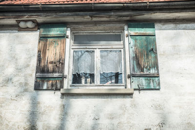 Low angle view of old building